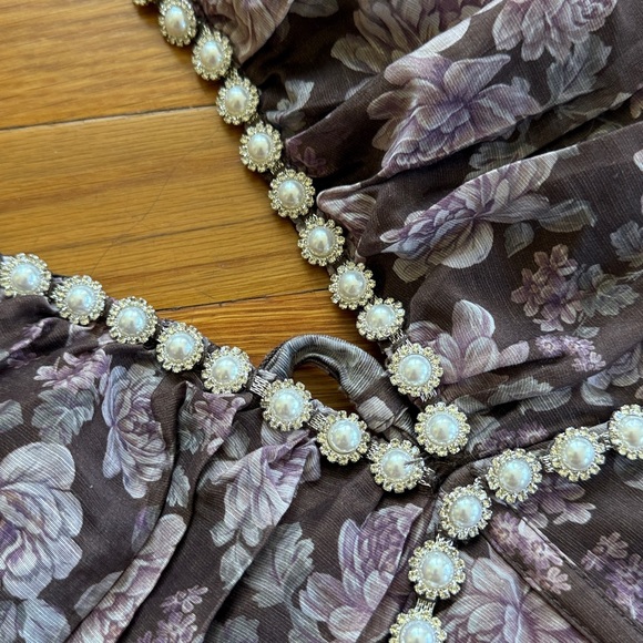 V. Chapman Scarlette Halter
Embellished Corset Organza Dress - Picture 7 of 8